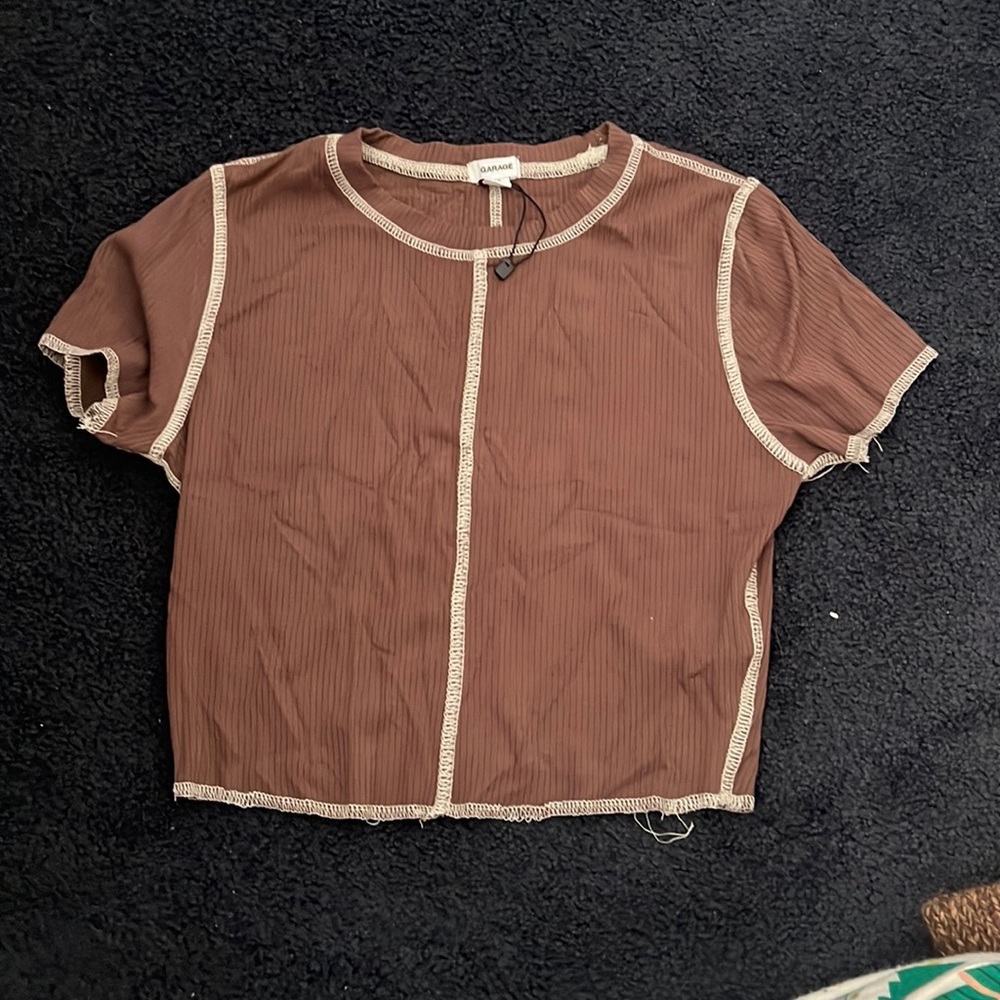 Brown Garage Tshirt Size S